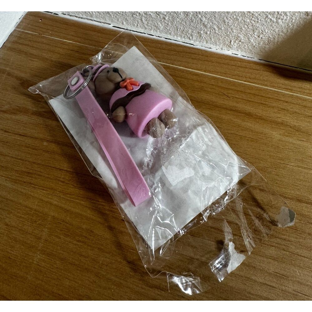 Starbucks Pink Mother Bearista Bear Key Chain NWT - Picture 3 of 5
